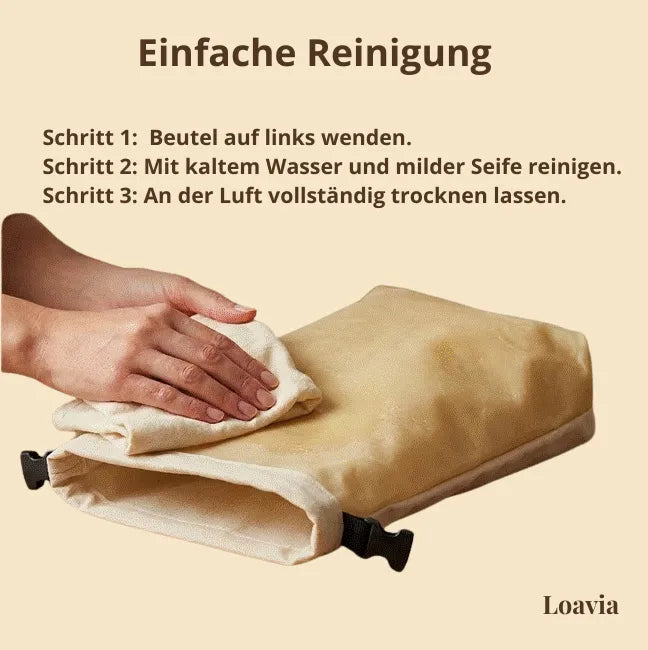 LOAVIA™ Bienenwachs-Brotbeutel – Brot bis zu 3× länger frisch</strong>